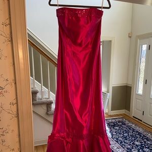 Hot pink sexy Jessica McClintock Prom Dress